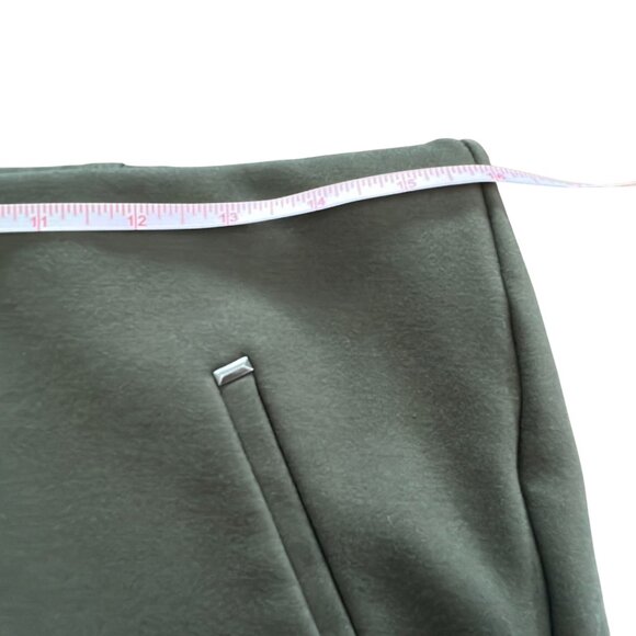 Chico's Pants Size 1 P Petite 8P Medium Olive Green Juliet Slimming Dress Pants - Picture 9 of 12